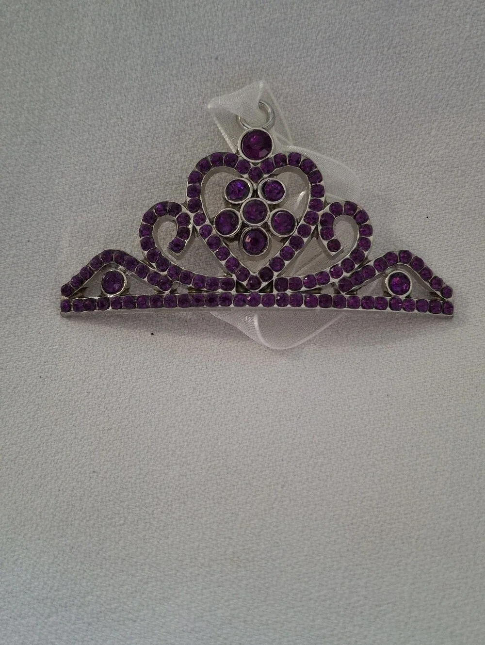 Vintage Style Glam Glitter Christmas Glass Ornaments- Set Of 4